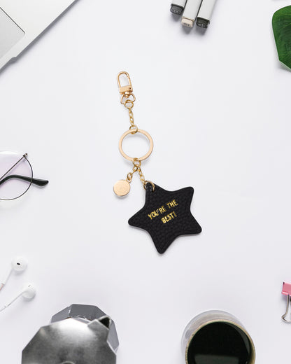 Signature Message Star Keyring