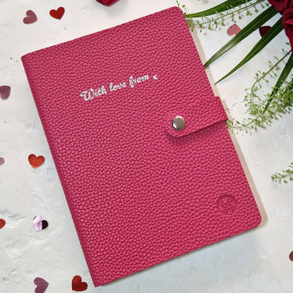 Orange A5 Valentine's Notebook