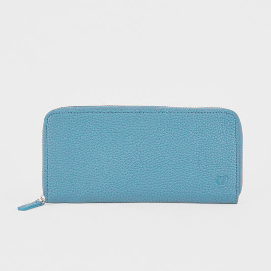Teal Pacific Zip Around Purse