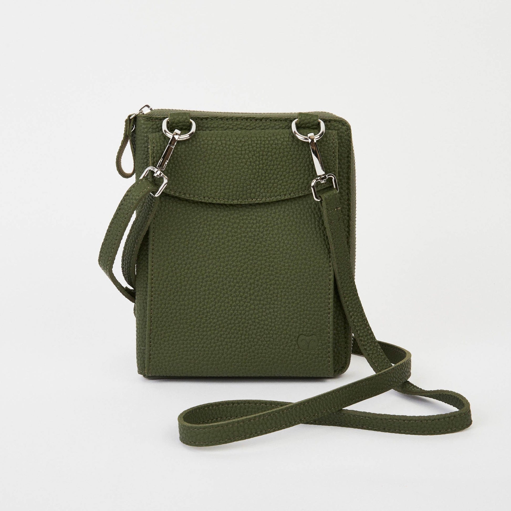 columbian cross body olive green