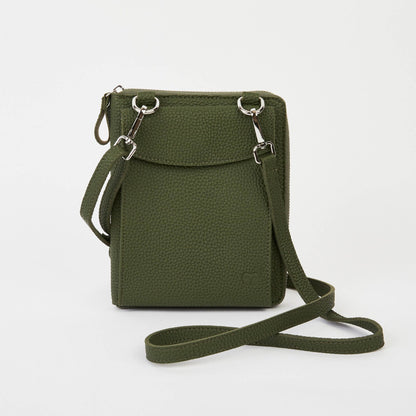 columbian cross body olive green